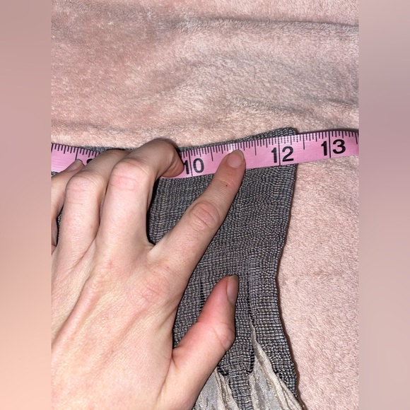 Embroidered Floral Shimmer Sheer Skirt - Picture 5 of 8